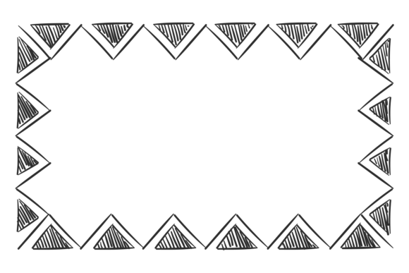 Download Hand Drawn Frame. Sketched Border with G - Sketched Collection