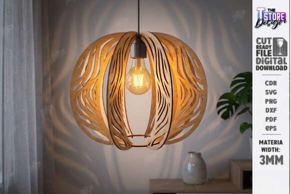 Download Wooden Pendant Light Shade Laser Cut - Pen Collection