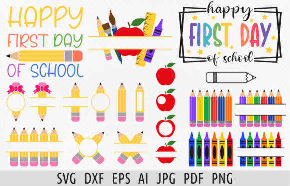 Download School Supplies Svg, Apple Svg, Pencil Svg - Pen Collection