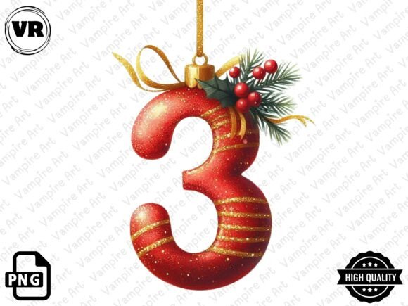 Download Holiday Typeface and Number Clipart PNG - Typeface Collection