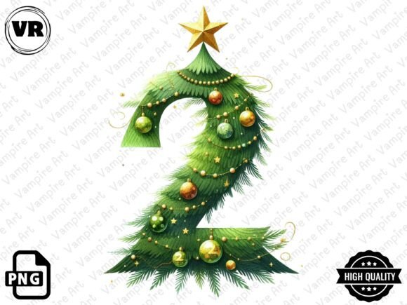 Download Holiday Typeface and Number Clipart PNG - Typeface Collection