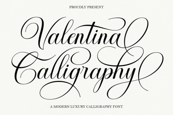 Download Valentina Calligraphy - Calligraphy Collection