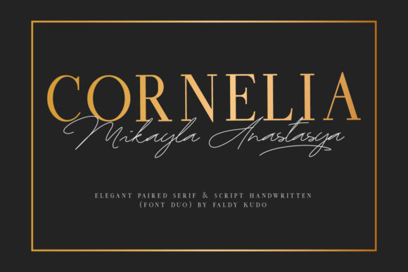 Download Cornelia Font Duo - Duo Collection