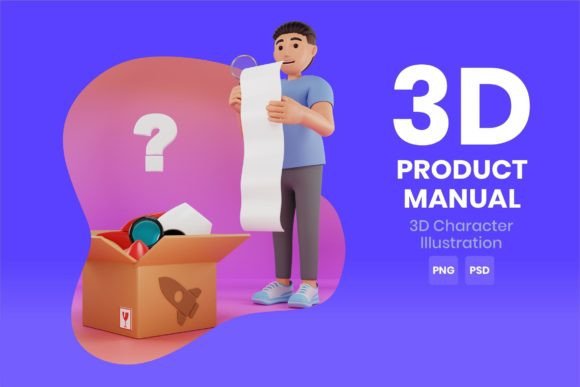 Download Product Manual 3D Character Illustration - Manual Collection
